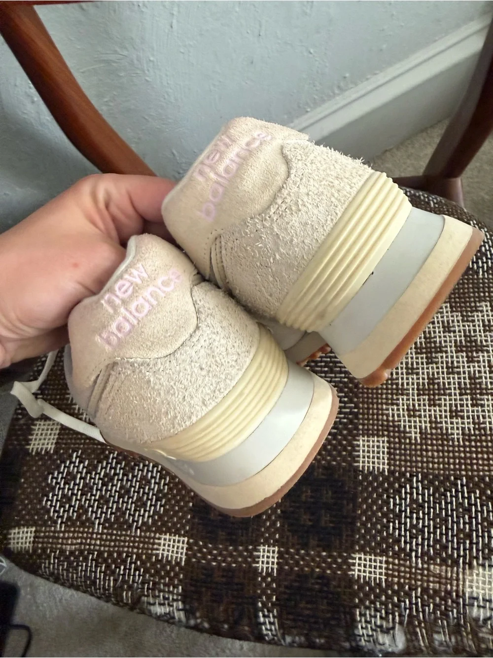 New Balance Wmns 574 'Linen Century Pink Gum 9.5